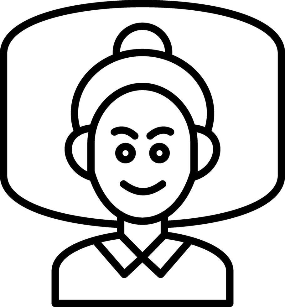 Insomnia Line Icon vector