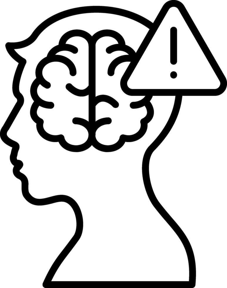 Parkinson Line Icon vector