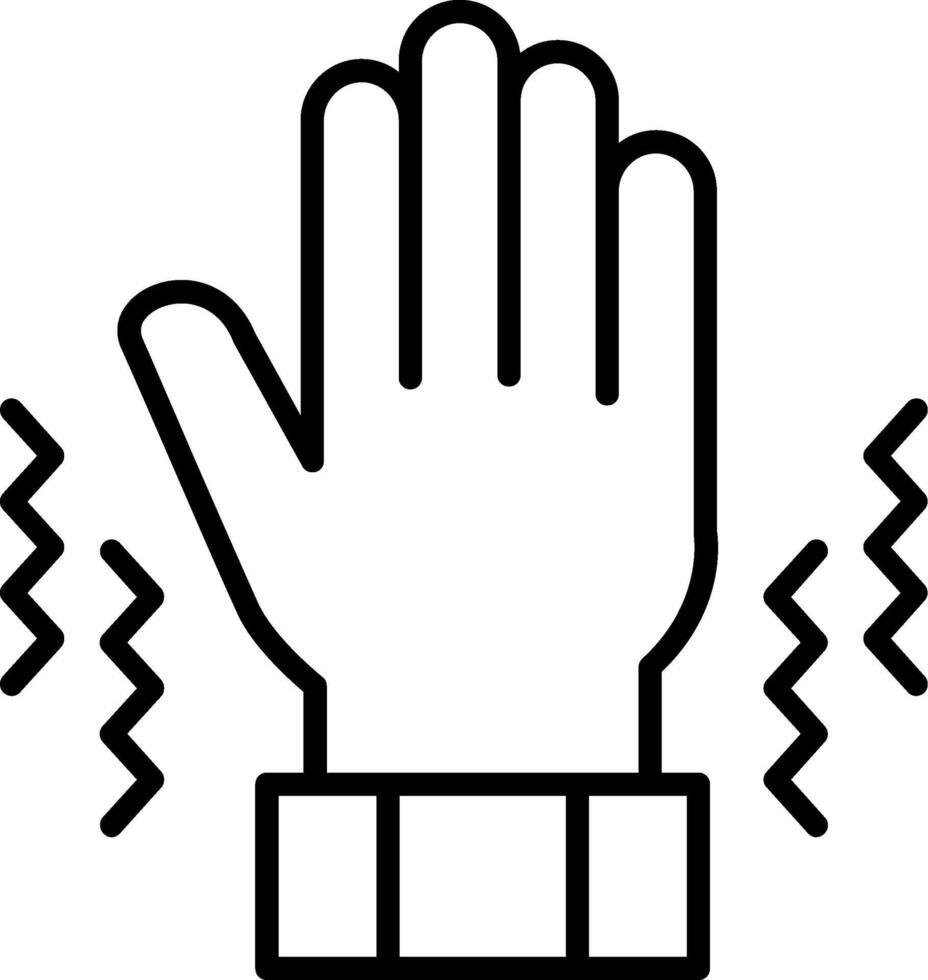 Parkinson Line Icon vector