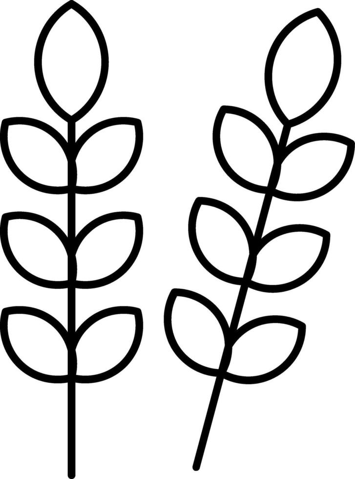 Crops Line Icon vector
