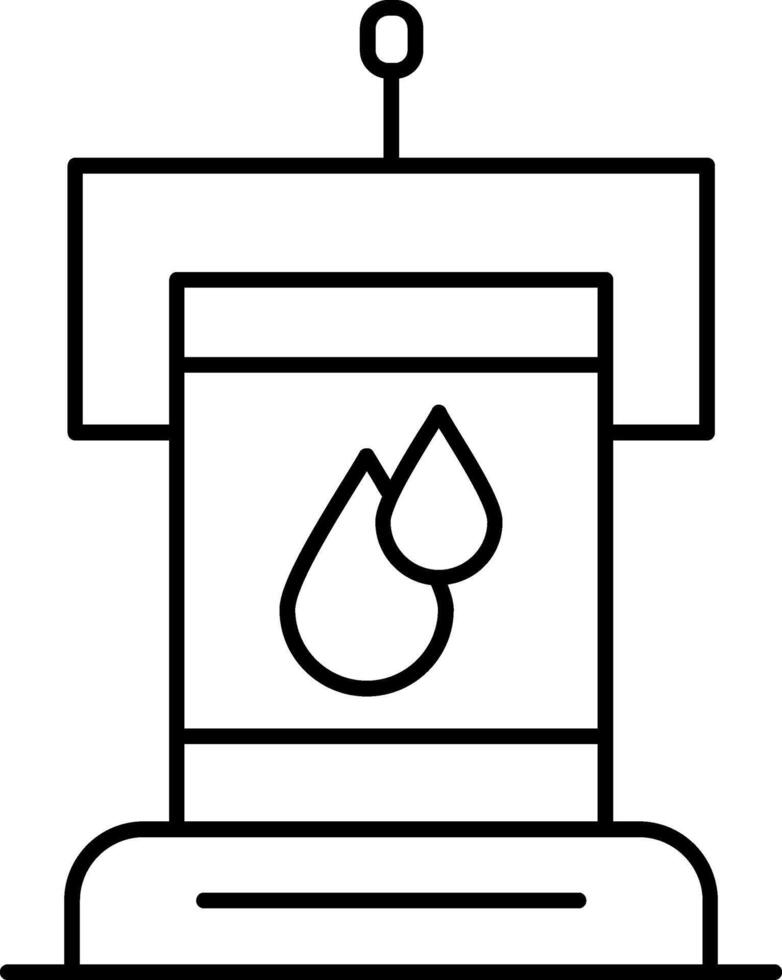 Politics Line Icon vector