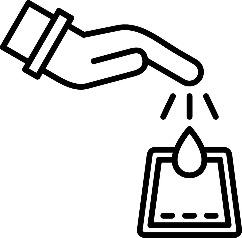 Diabetes Line Icon vector