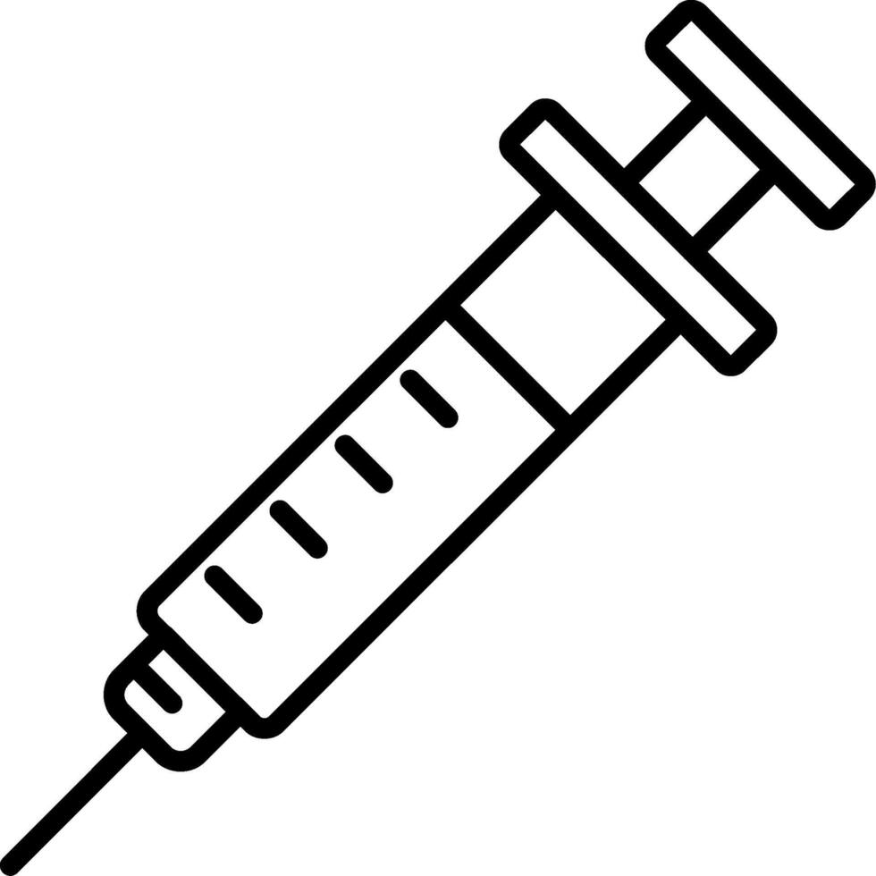 Injection Line Icon vector