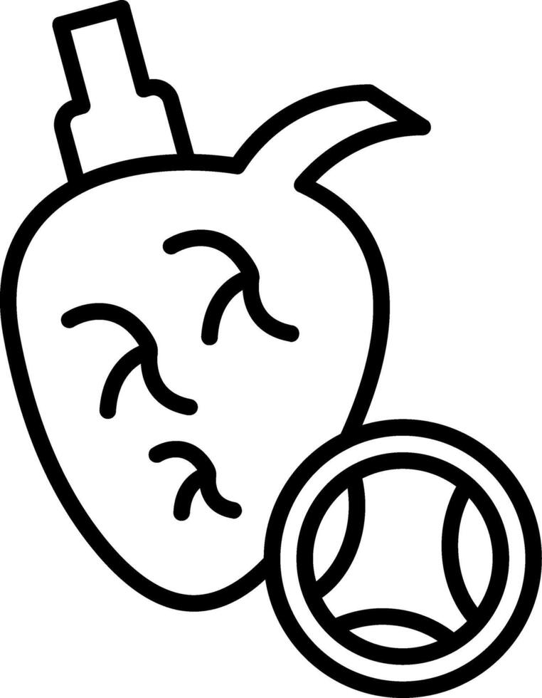Aortic Line Icon vector