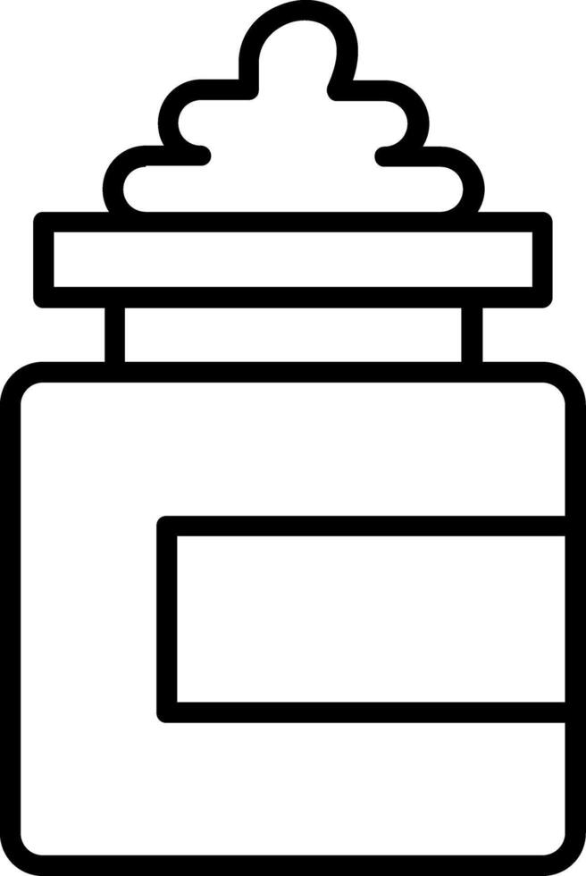 Moisturizer Line Icon vector