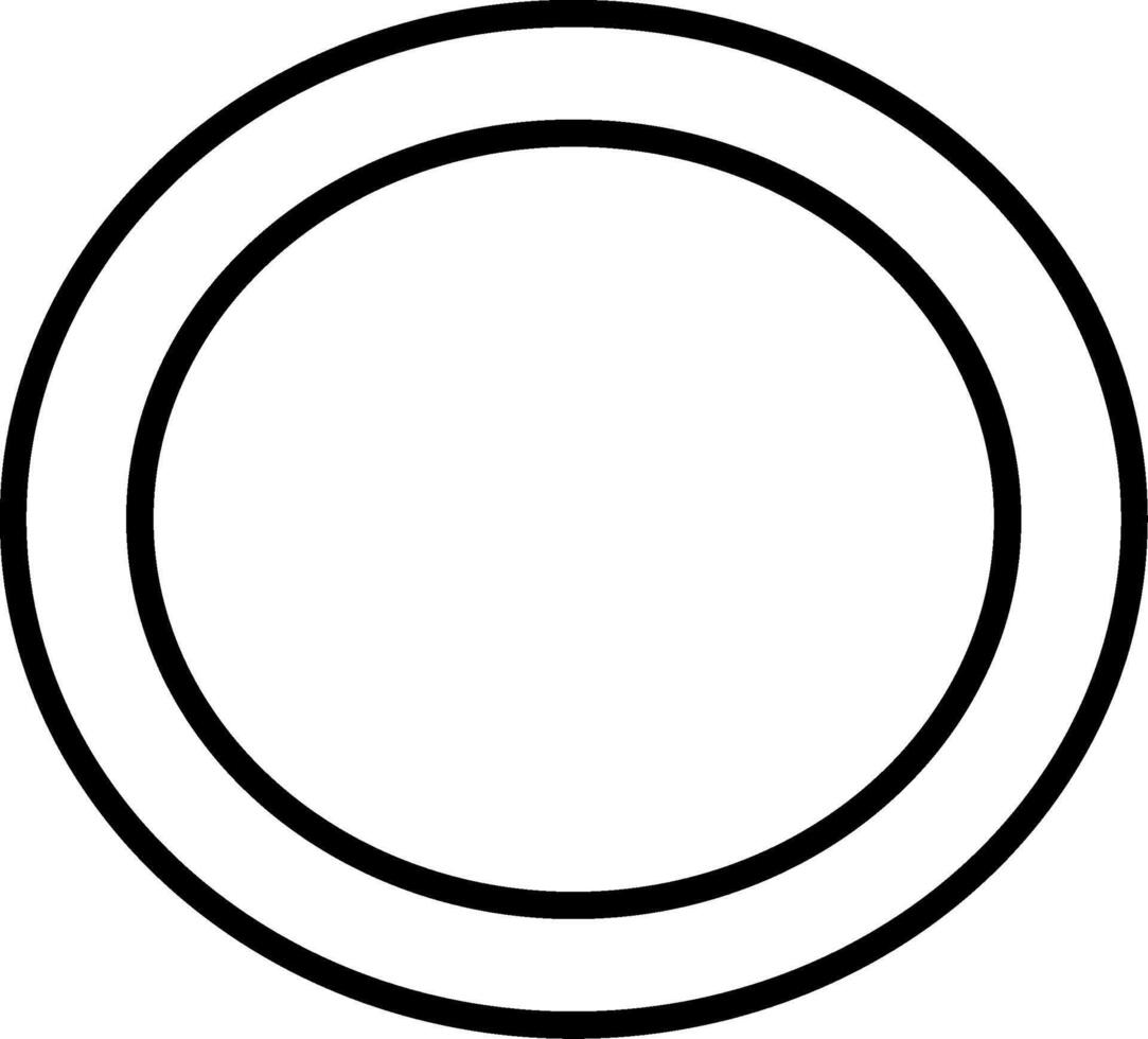 Capital O Icon vector