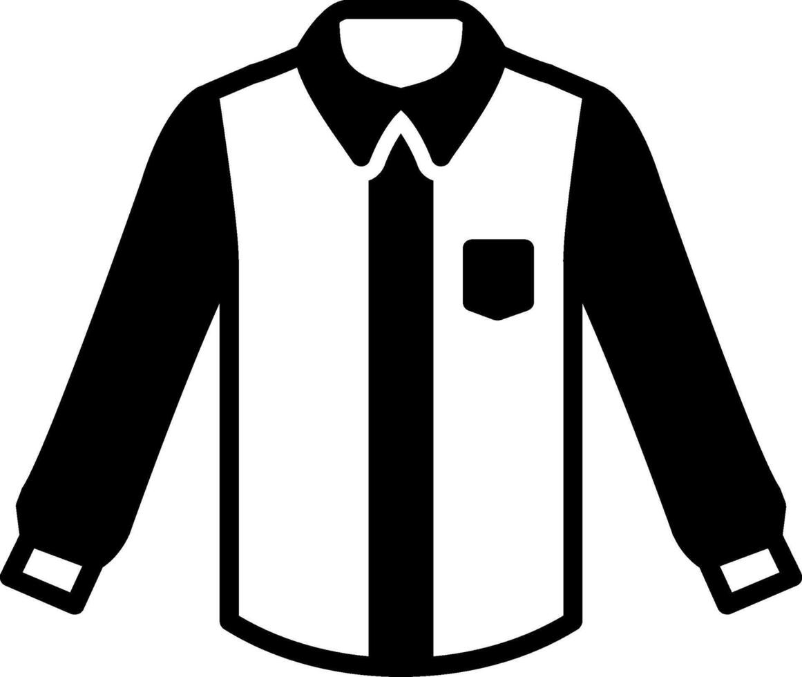 Shirt Glyph Icon vector