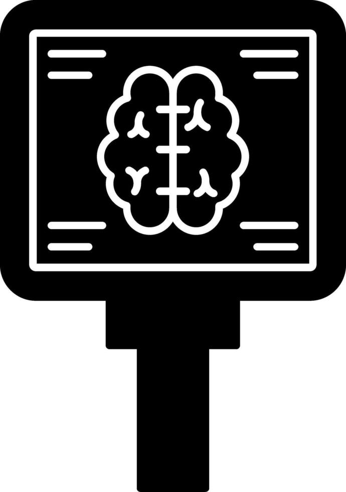 Mri Glyph Icon vector