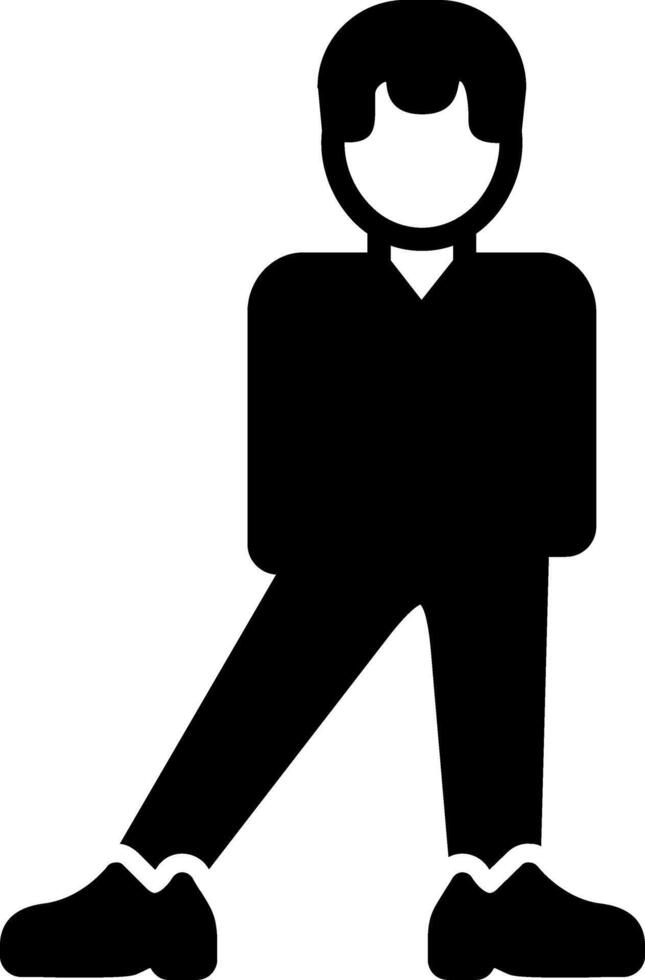 Balanced Glyph Icon vector
