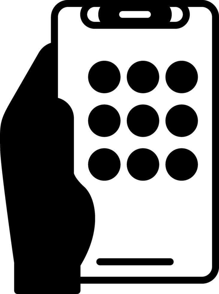Apps Glyph Icon vector