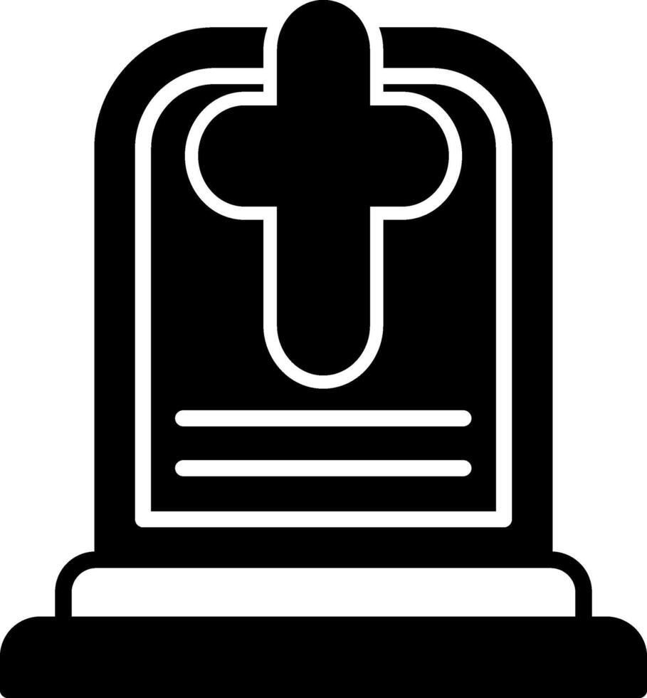 Christianity Glyph Icon vector