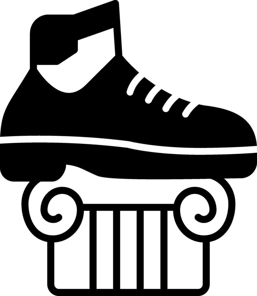 Tap Shoes Glyph Icon vector