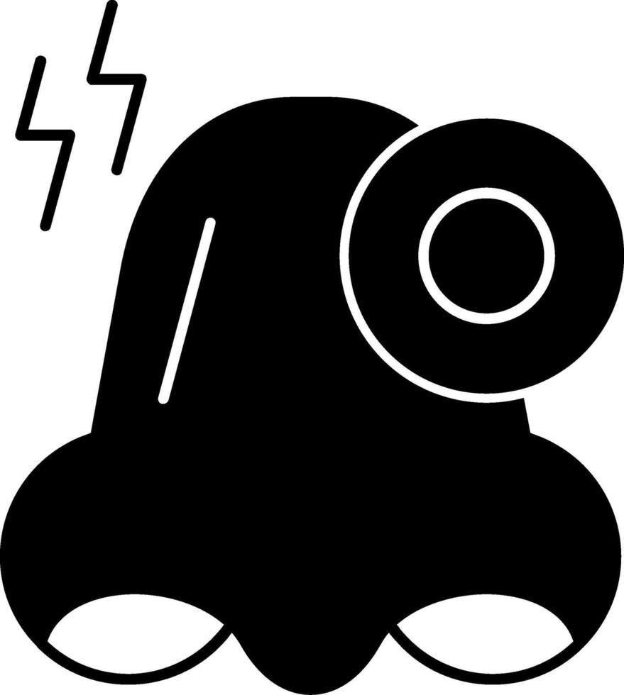 Congestion Glyph Icon vector