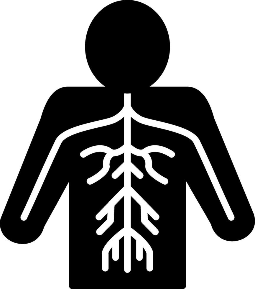 Nerves Glyph Icon vector