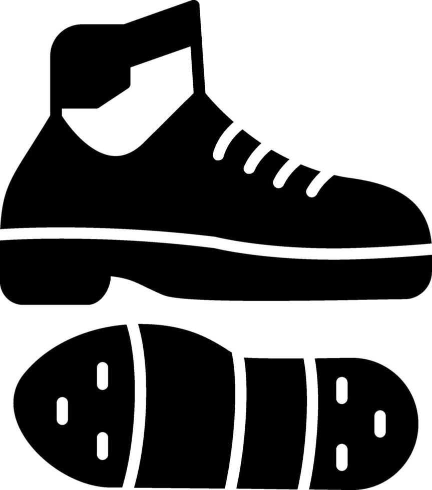 Tap Shoes Glyph Icon vector