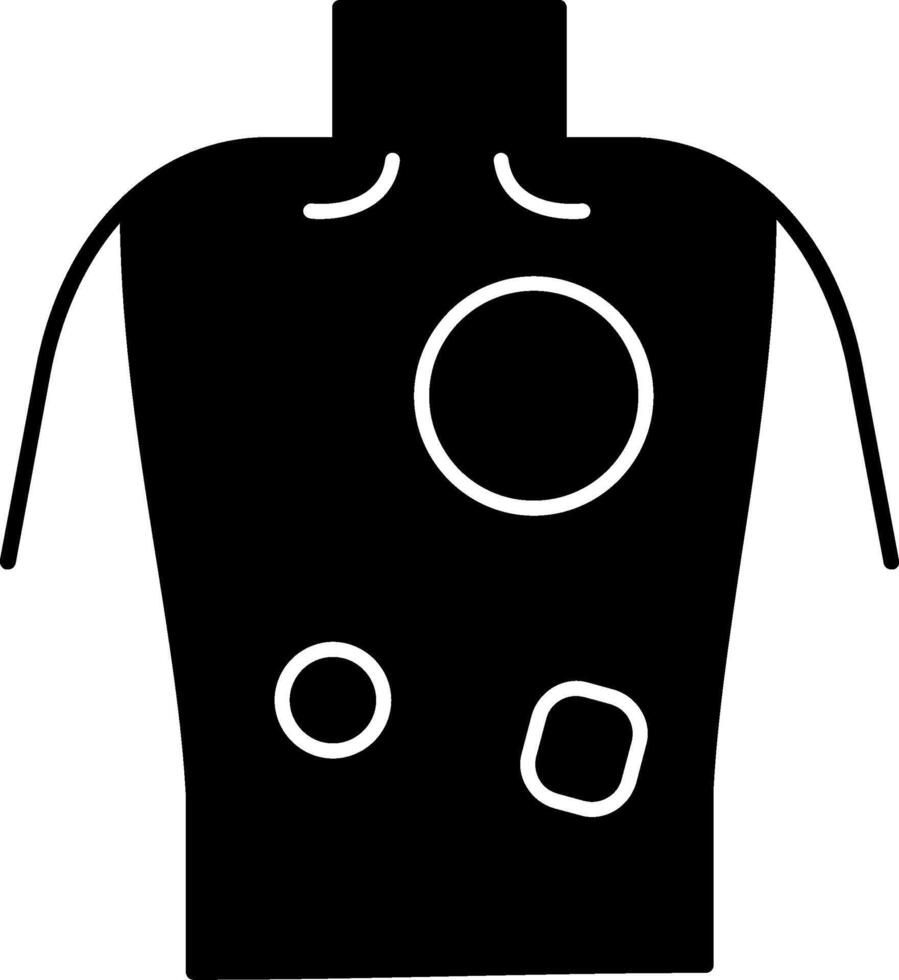 Eczema Glyph Icon vector