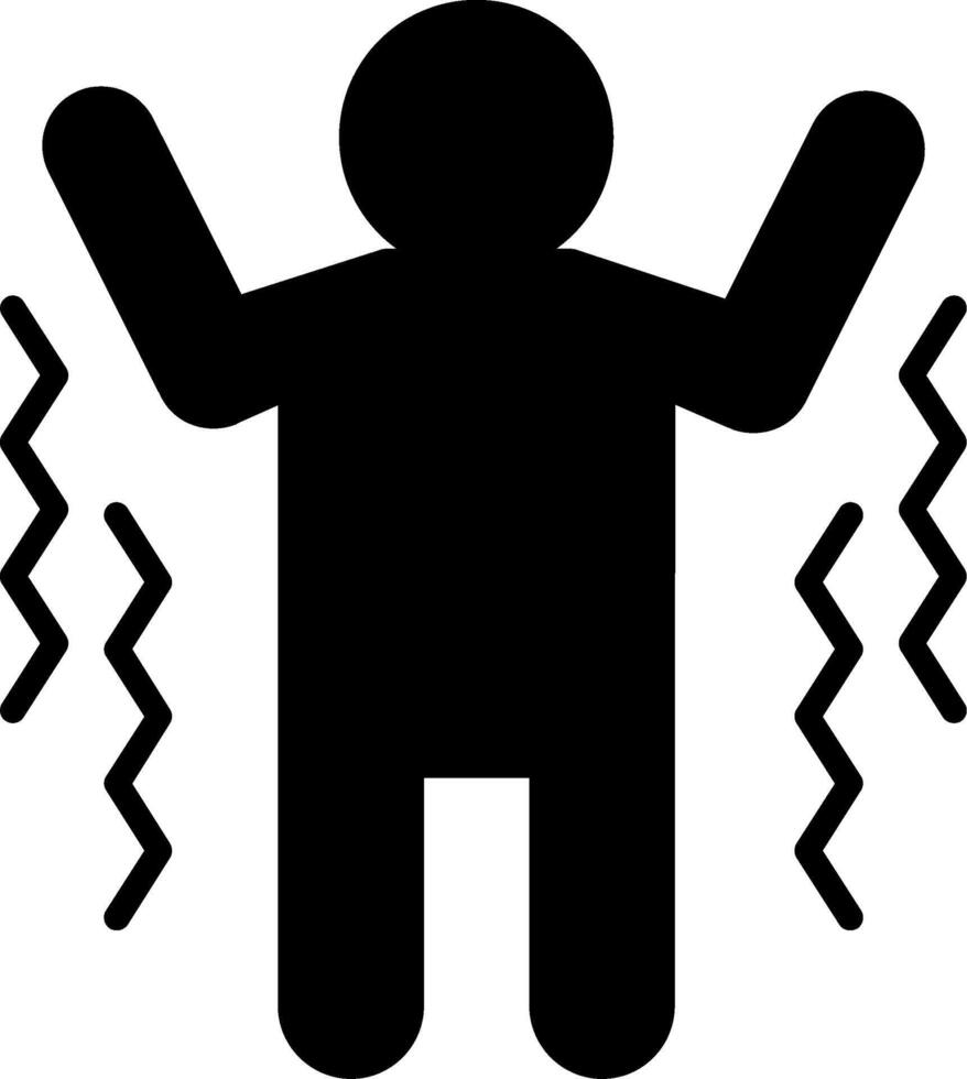 Tremor Glyph Icon vector