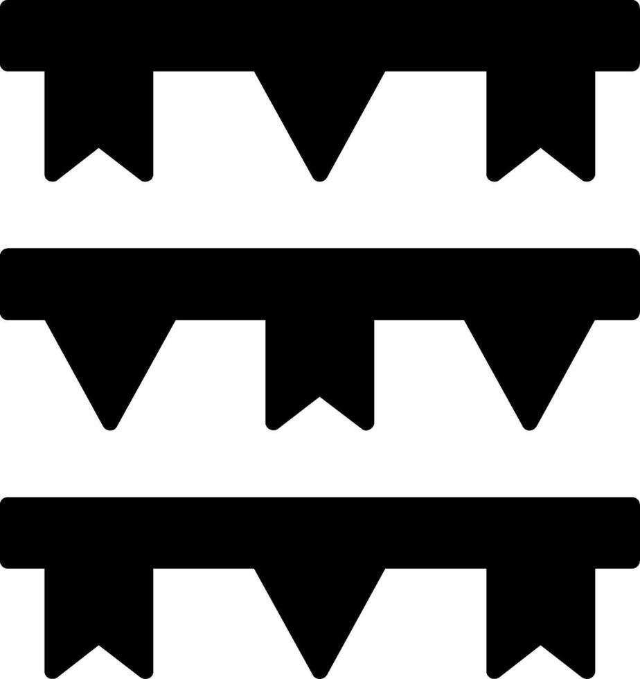 Garlands Glyph Icon vector