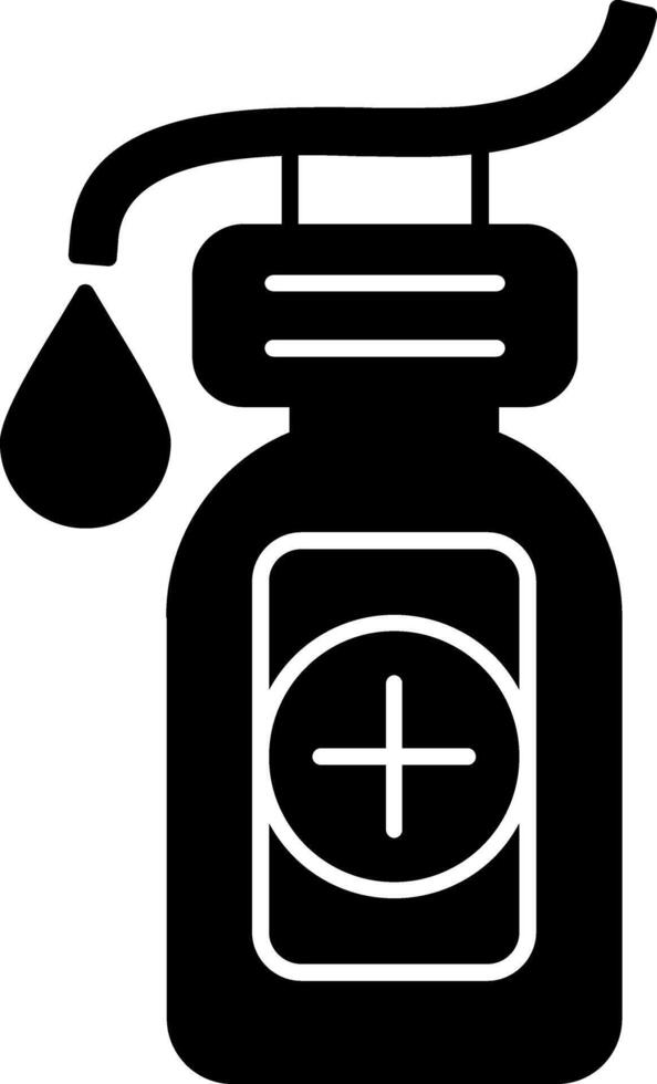 Sanitation Glyph Icon vector