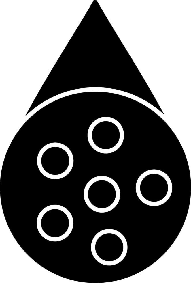 Water Borne Glyph Icon vector