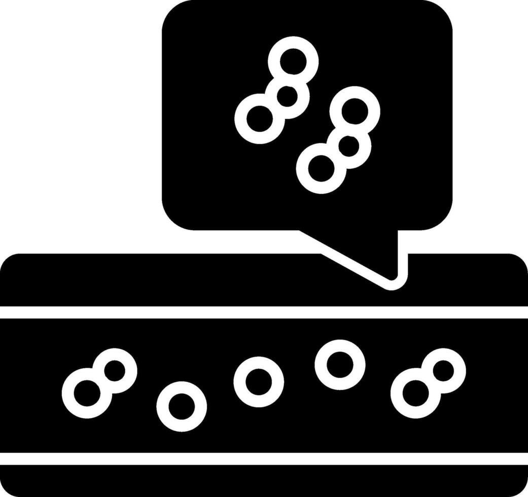 Thrombosis Glyph Icon vector