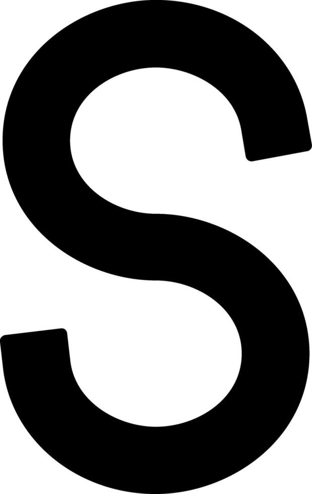 Capital S Icon vector