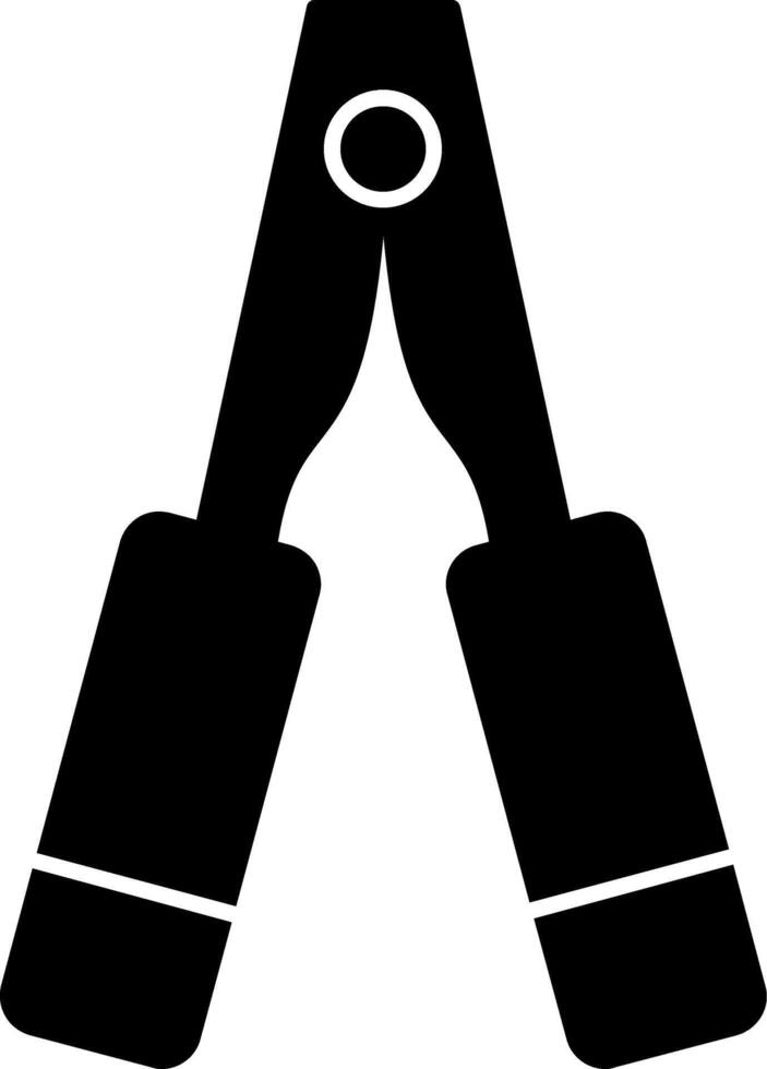 Clamp Glyph Icon vector