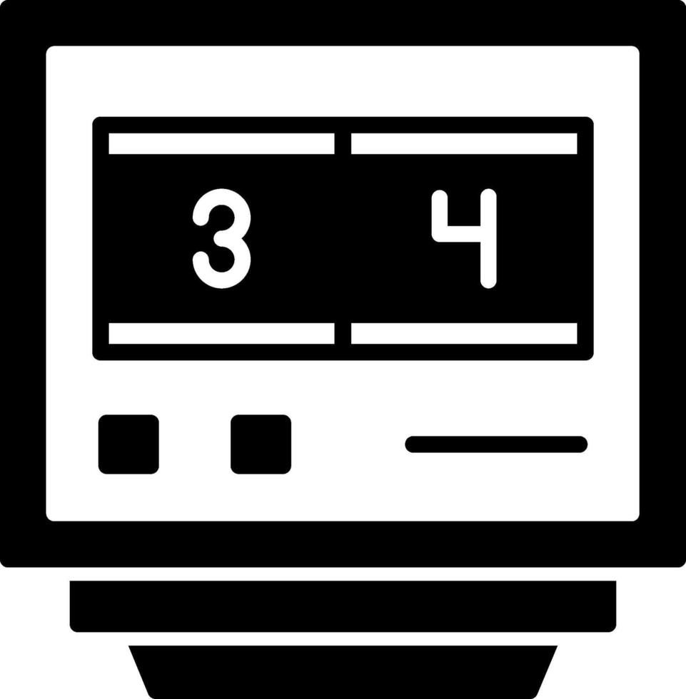 Lap Counters Glyph Icon vector