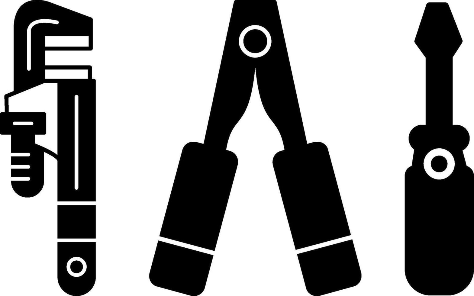 Repair Kit Glyph Icon vector