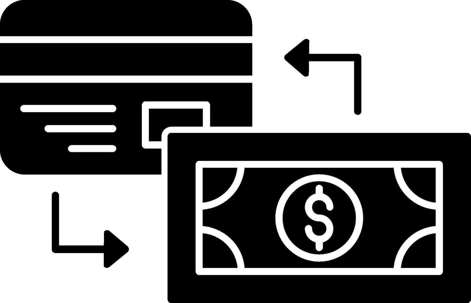 Payment Method Glyph Icon vector