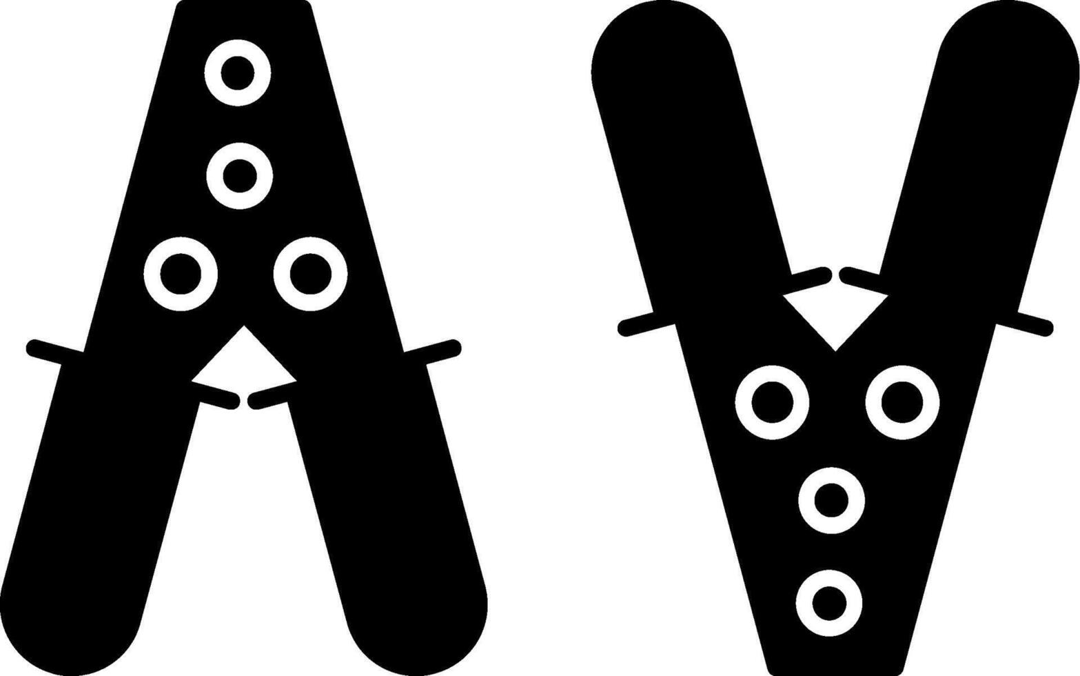 Jumper Glyph Icon vector