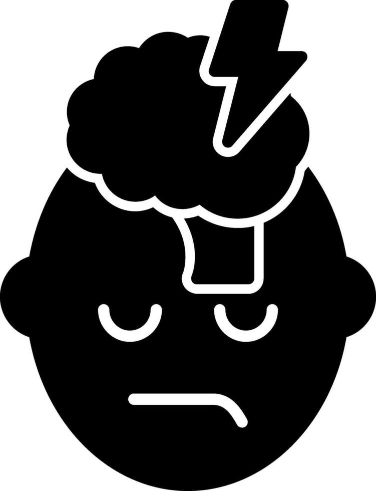 Stroke Glyph Icon vector