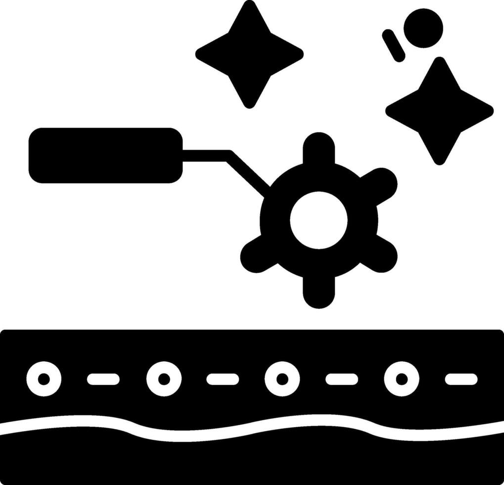 Lifting Glyph Icon vector