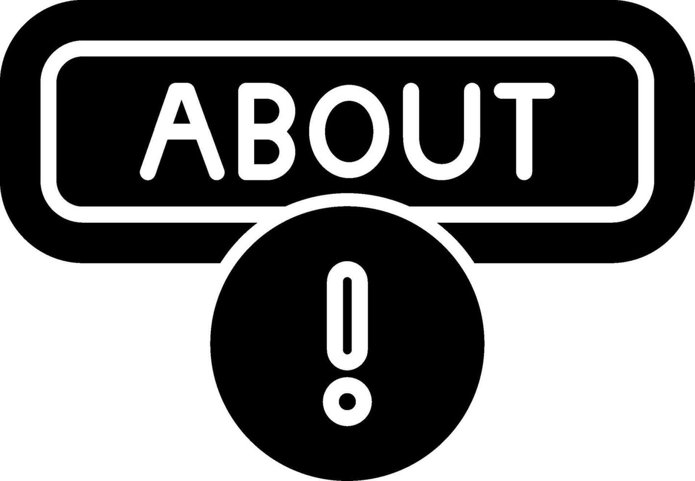 About Glyph Icon vector