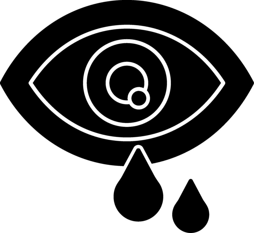 Eye Glyph Icon vector