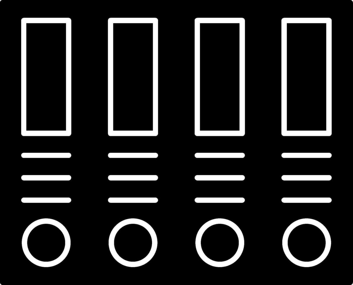 Archive Glyph Icon vector