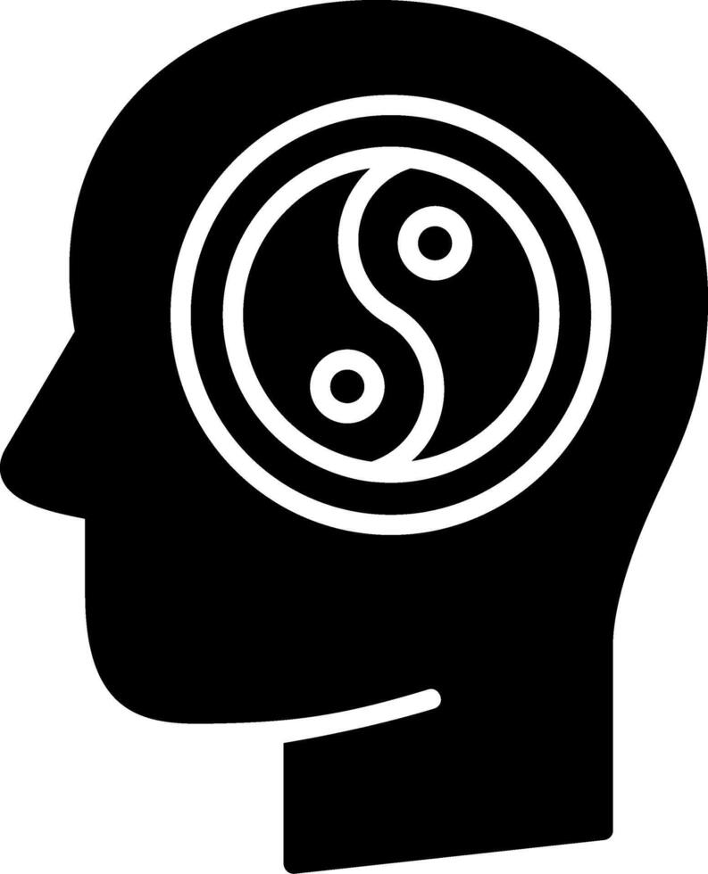 Wellness Glyph Icon vector