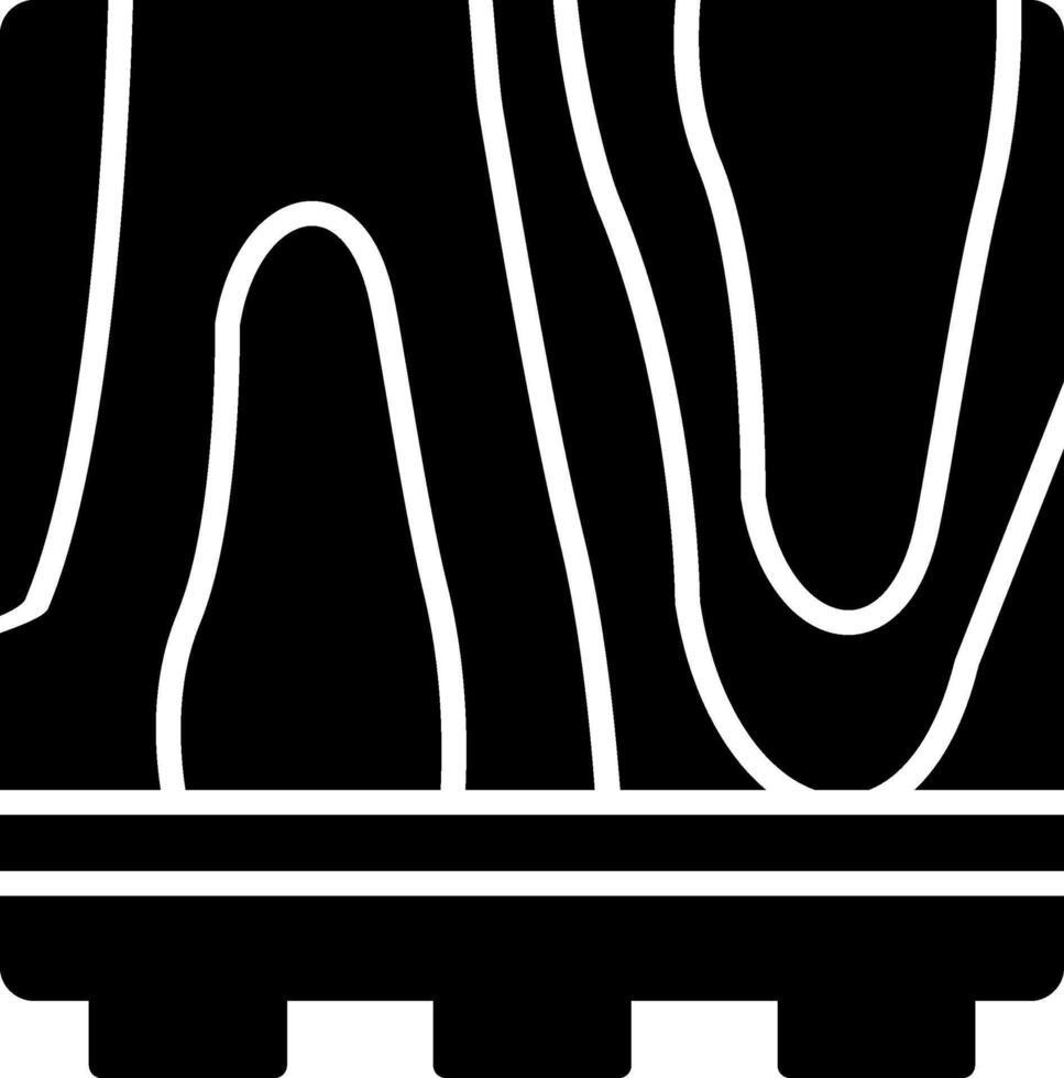 Floor Glyph Icon vector