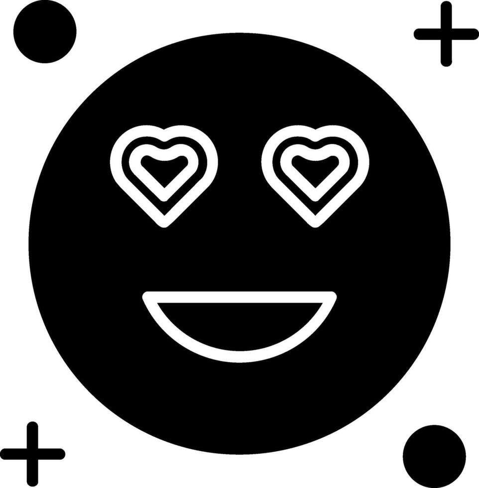 In love Glyph Icon vector