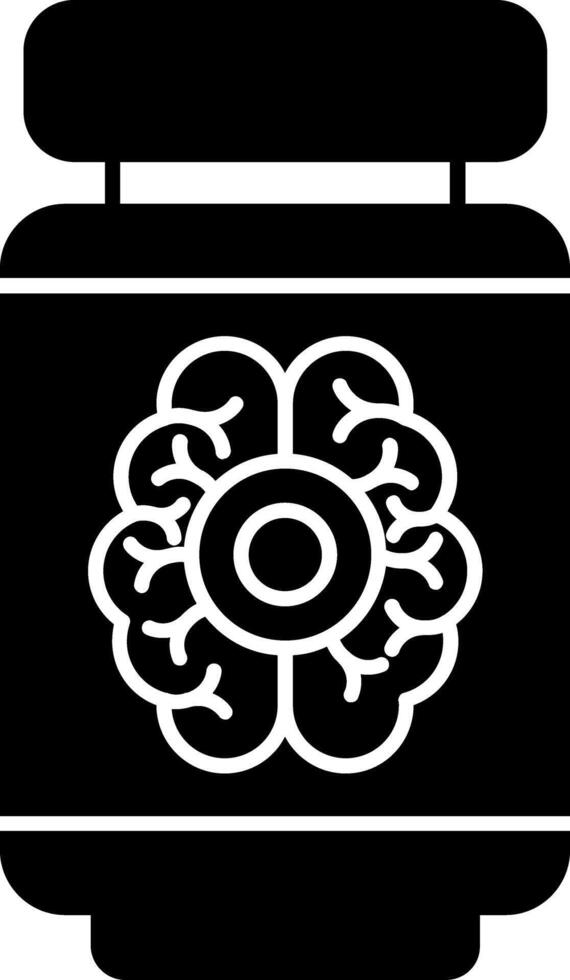 Pills Glyph Icon vector