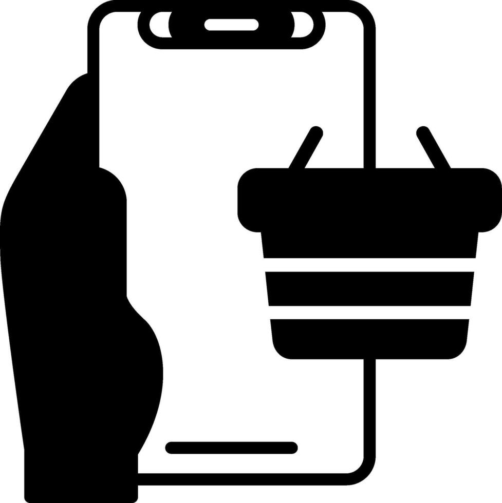 OnGlyph Shopping Glyph Icon vector