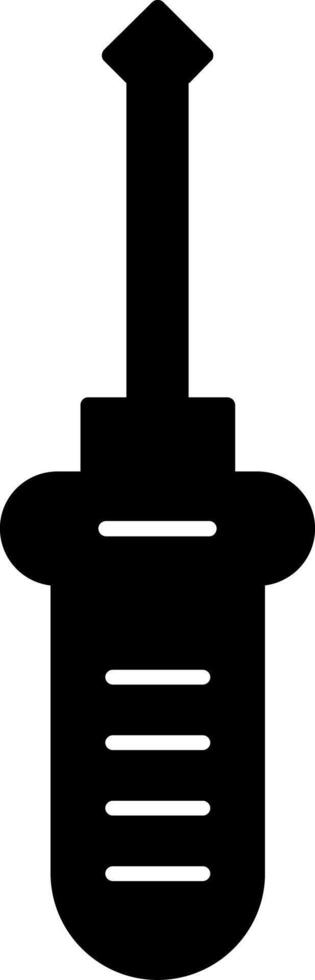 Screwdriver Glyph Icon vector