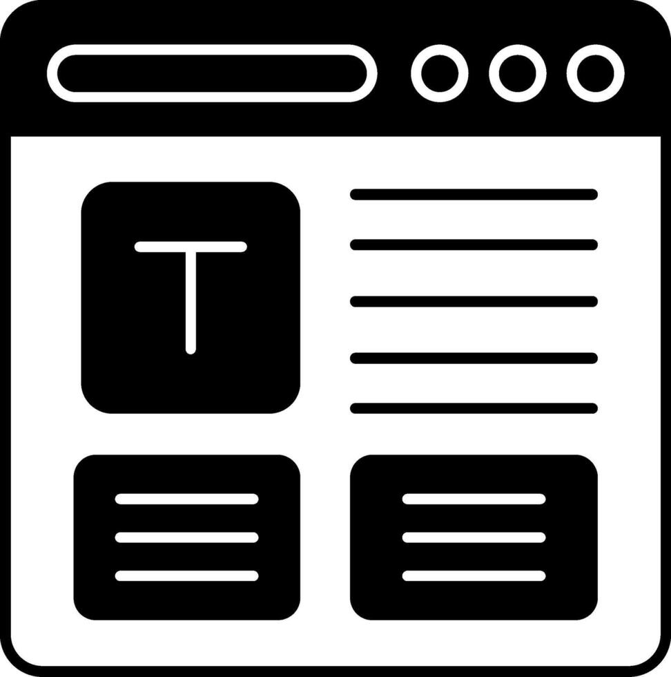 Refresh Glyph Icon vector