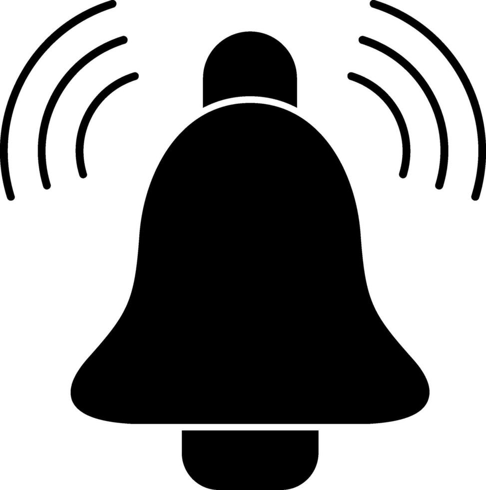 Alarm Glyph Icon vector