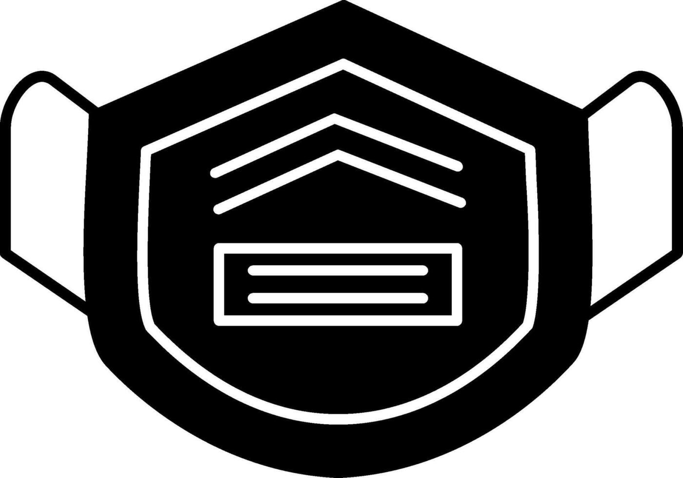 Mask Glyph Icon vector