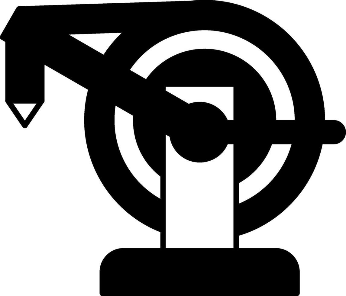 Water Hose Glyph Icon vector