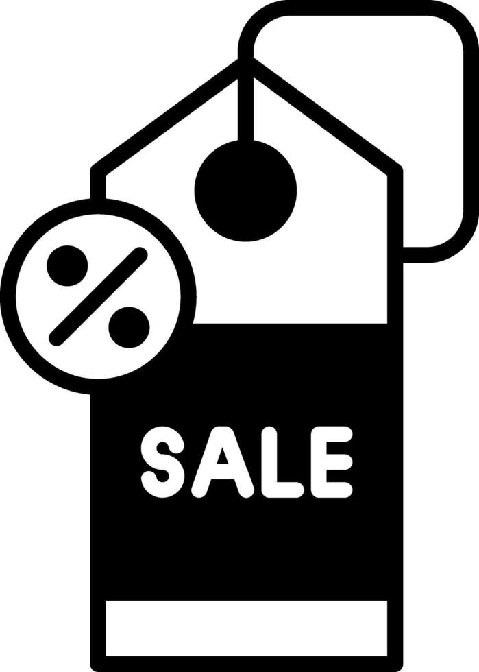Sale Glyph Icon vector