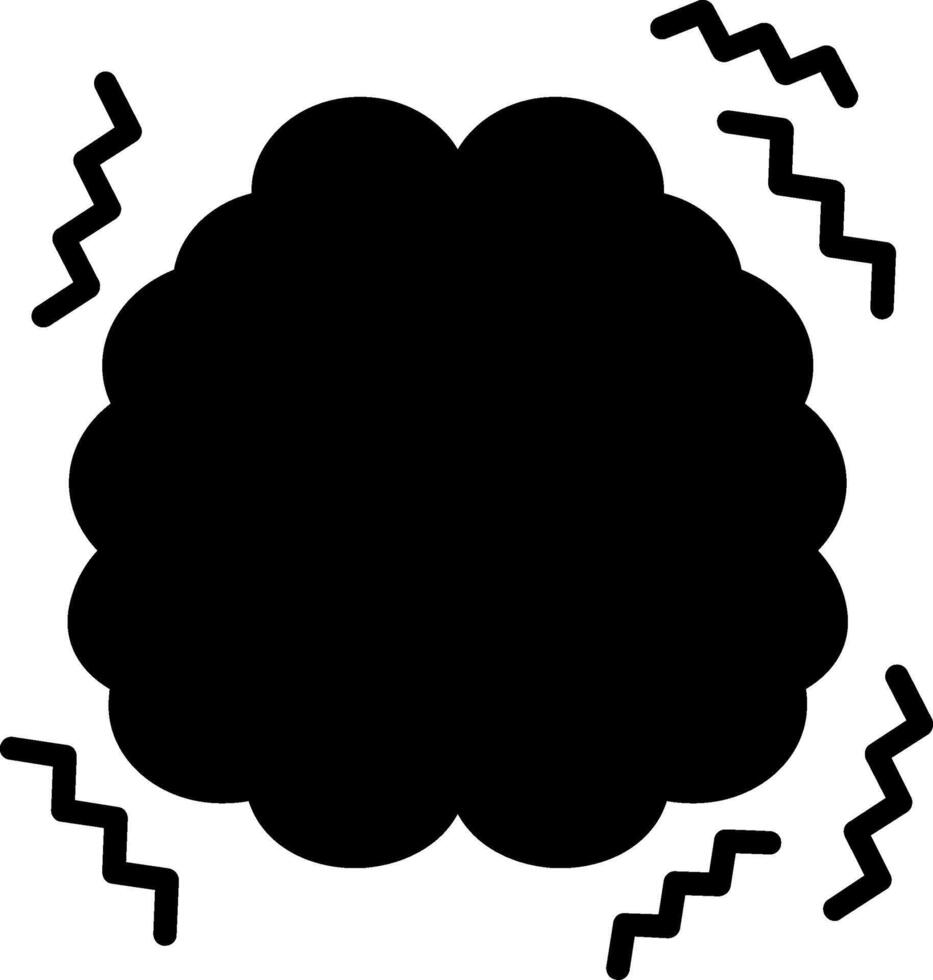 Parkinson Glyph Icon vector