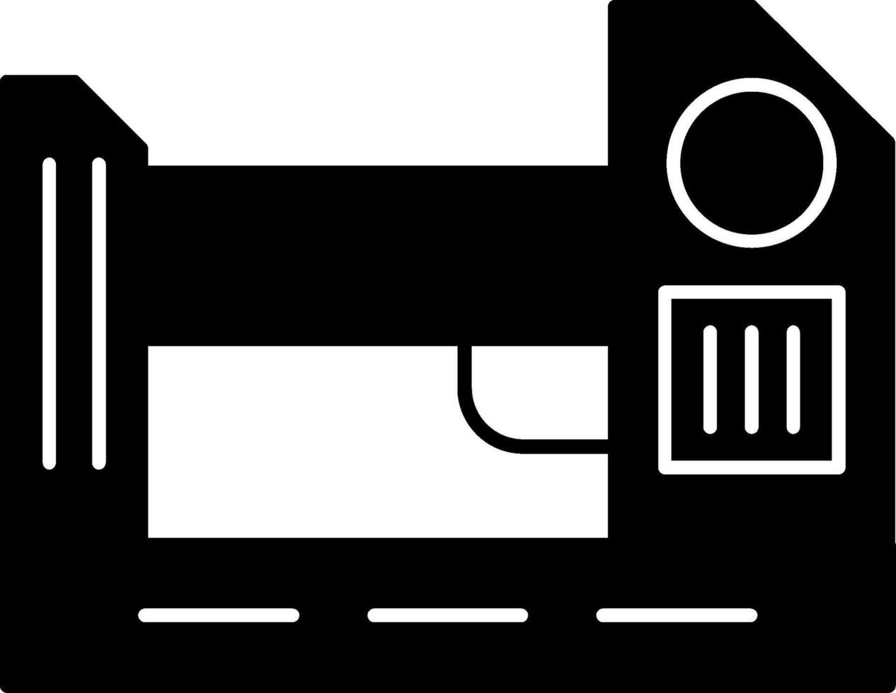 Staple Gun Glyph Icon vector