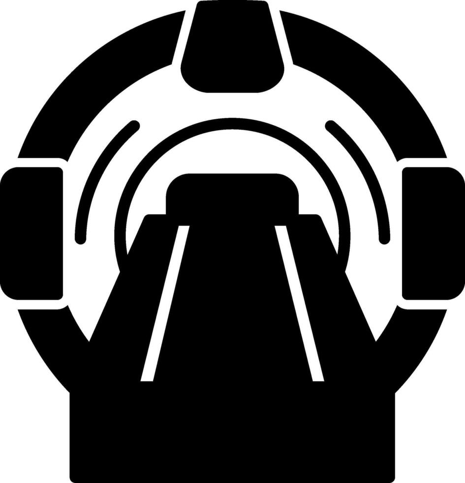 Mri Glyph Icon vector